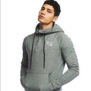Vq zipped hoodie grey